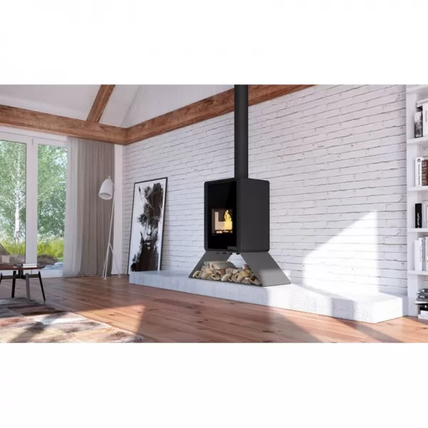 Krbová kamna FLAMINGO DELUXE SENAI, šedá Flamingo HSF42-037