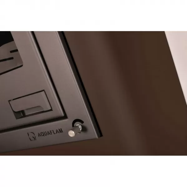 Krbová kamna AQUAFLAM 25 s výměníkem - hnědá - sametová, manuální regulace Flamingo HSF29-044