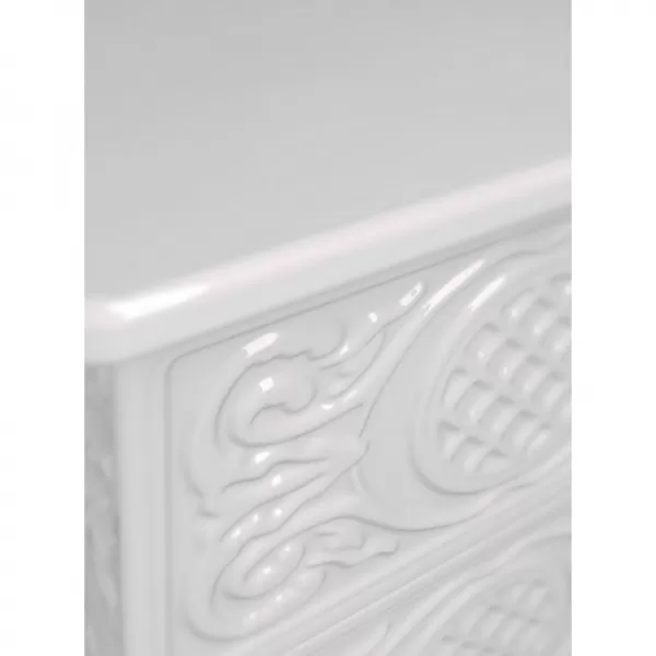 Kachlová kamna FLAMINGO BALI, kachle bílá Flamingo HSF44-001