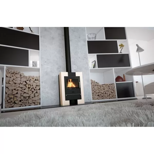 Krbová kamna FLAMINGO ESPO II krémová Flamingo HSF02-068