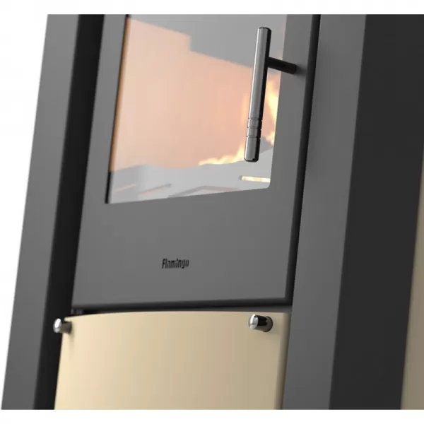 Krbová kamna FLAMINGO AMOS krémová Flamingo HSF02-034