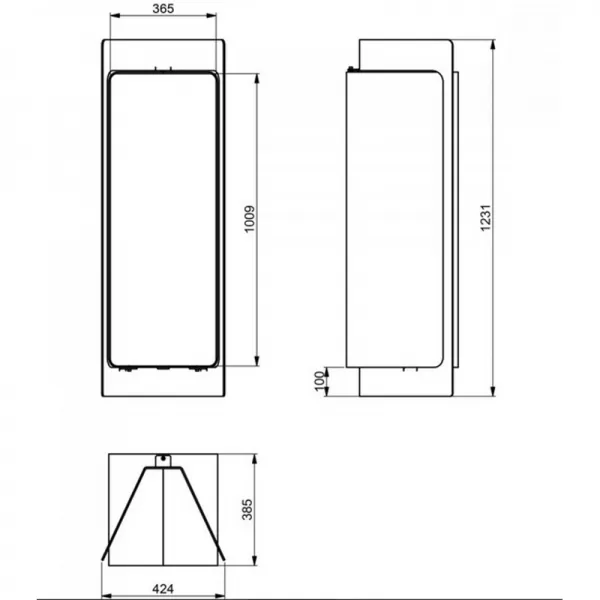 Stojan na dřevo FLAMINGO DELUXE 4, krémová (Pulau) Flamingo HSF42-059