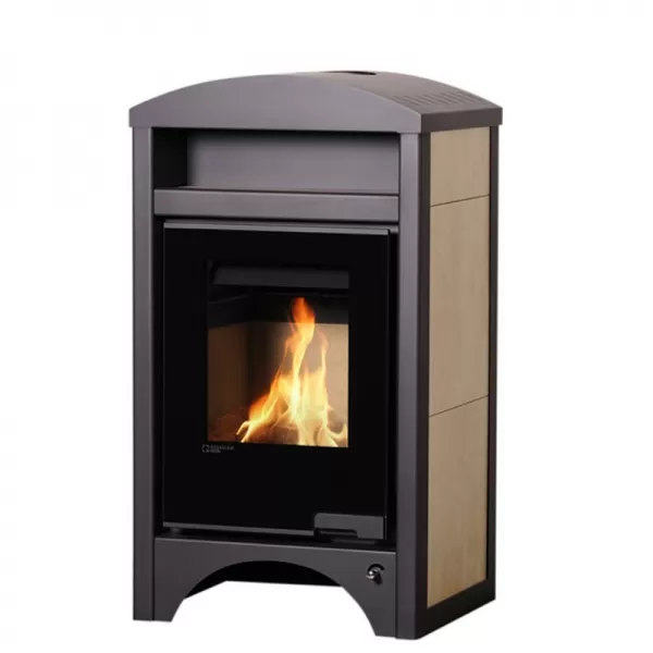 Krbová kamna AQUAFLAM VARIO BARMA 11/7kW dlažba Javor Flamingo HSF34-007