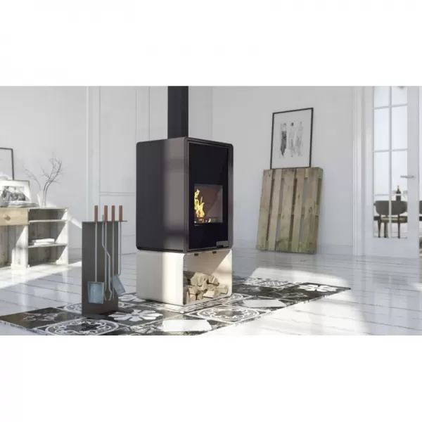 Krbová kamna FLAMINGO DELUXE PENTAI, krémová Flamingo HSF42-023