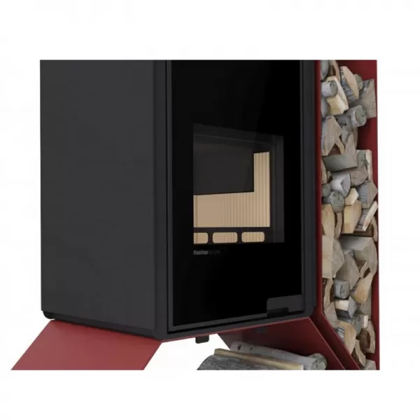 Krbová kamna FLAMINGO DELUXE KAMPA pravá, červená Flamingo HSF42-014