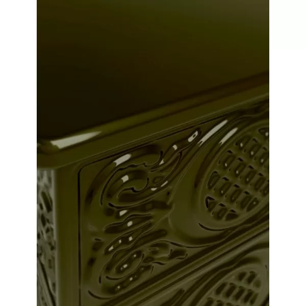 Kachlová kamna FLAMINGO BALI, kachle zelená Flamingo HSF44-006