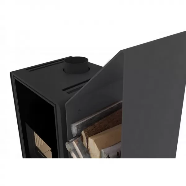 Krbová kamna FLAMINGO DELUXE KAMPA pravá, šedá Flamingo HSF42-018