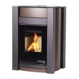 Krbová kamna AQUAFLAM VARIO KALMAR 11/7kW hnědá - sametová Flamingo HSF34-020