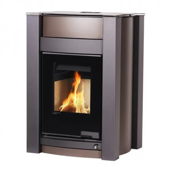 Krbová kamna AQUAFLAM VARIO KALMAR 11/7kW hnědá - sametová Flamingo HSF34-020
