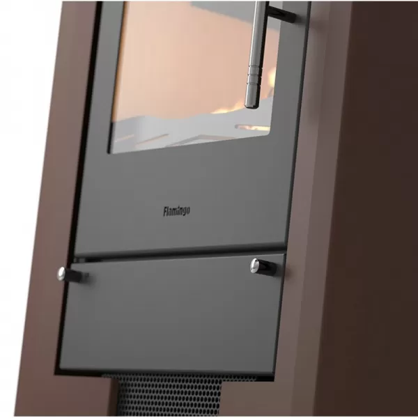 Krbová kamna FLAMINGO ESPO II hnědá - sametová Flamingo HSF02-062
