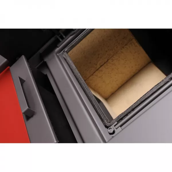 Krbová kamna AQUAFLAM VARIO KALMAR 11/7kW červená, elektronická regulace Flamingo HSF34-061