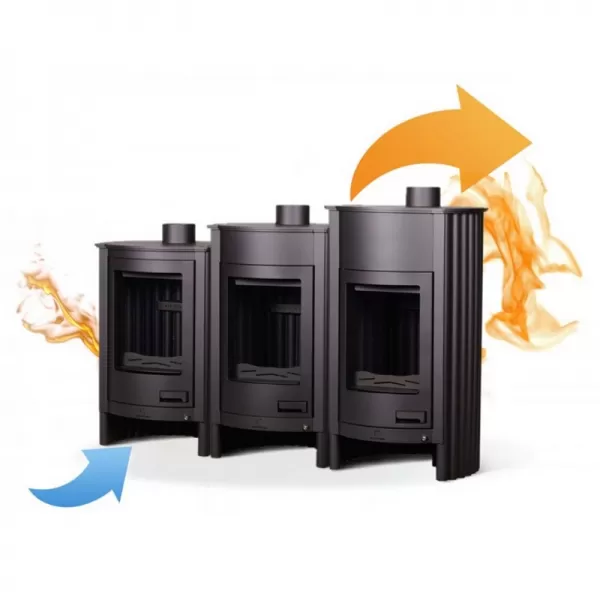 Krbová kamna MASTERFLAMME Piccolo I, olivová Flamingo HSF41-011