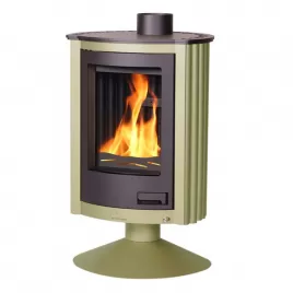 Krbová kamna MASTERFLAMME Piccolo II, olivová Flamingo HSF41-012