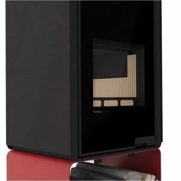 Krbová kamna FLAMINGO DELUXE PENTAI, červená Flamingo HSF42-021