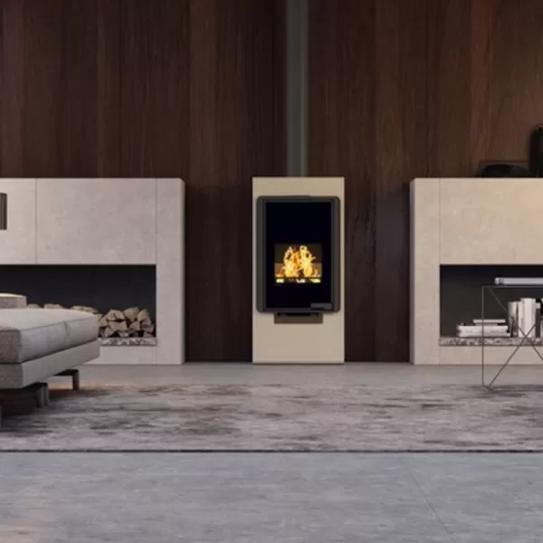 Krbová kamna FLAMINGO DELUXE SINGA, krémová Flamingo HSF42-041