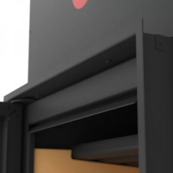 Krycí rámeček krbové vložky FLAMINGO X15, 20 mm, černý Flamingo HSF45-099