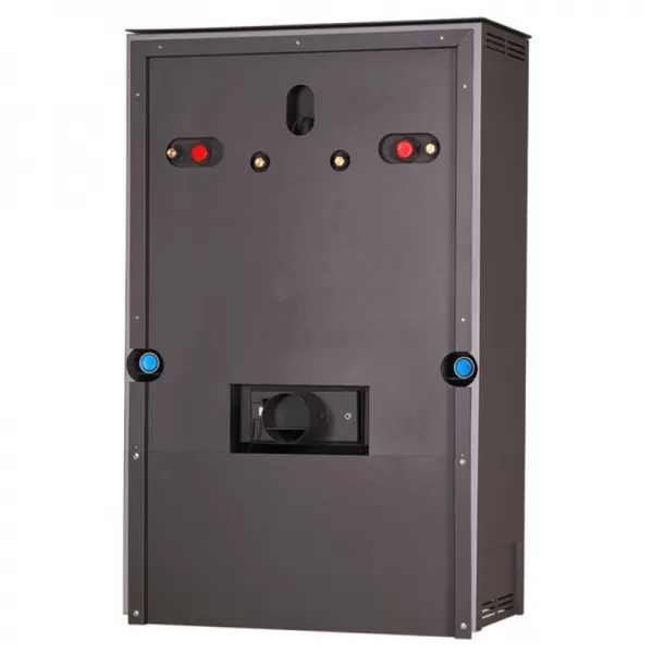 Krbová kamna AQUAFLAM 7 s výměníkem - šedá, manuální regulace Flamingo HSF29-023