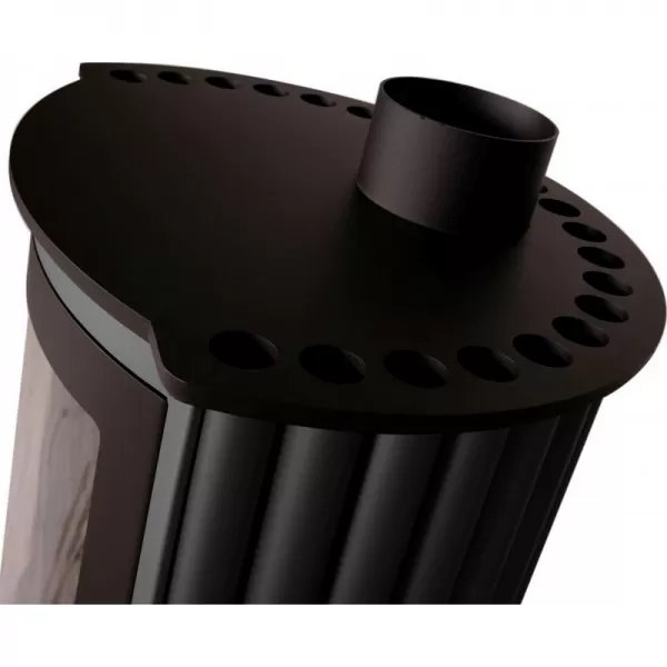 Krbová kamna MASTERFLAMME Piccolo II, šedá Flamingo HSF41-036