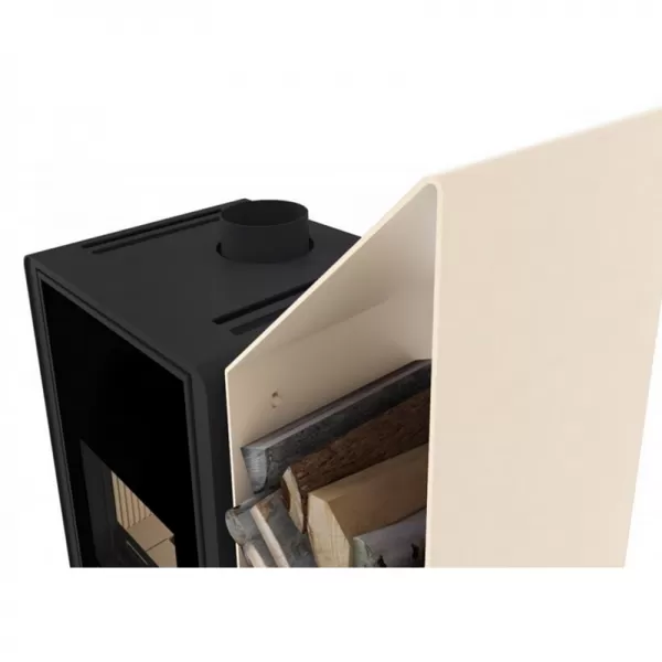 Krbová kamna FLAMINGO DELUXE KAMPA pravá, krémová Flamingo HSF42-016