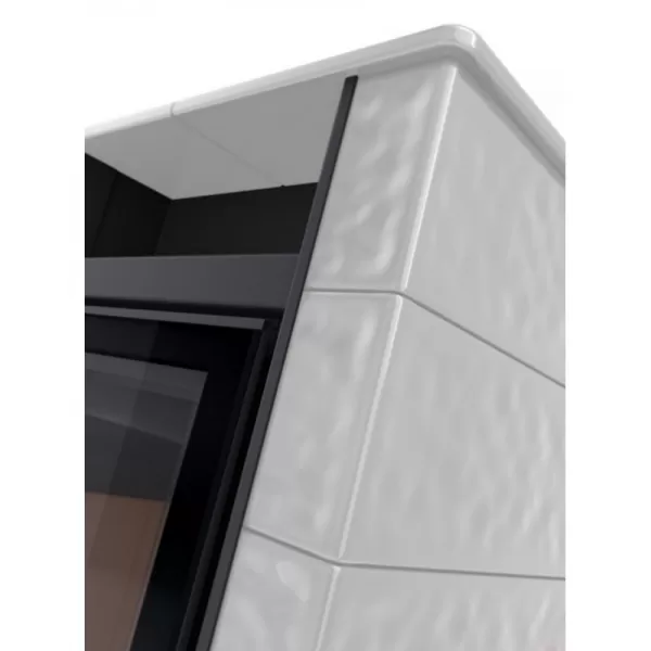 Kachlová kamna AQUAFLAM VARIO PERU 11/7kW, kachle bílá Flamingo HSF34-112