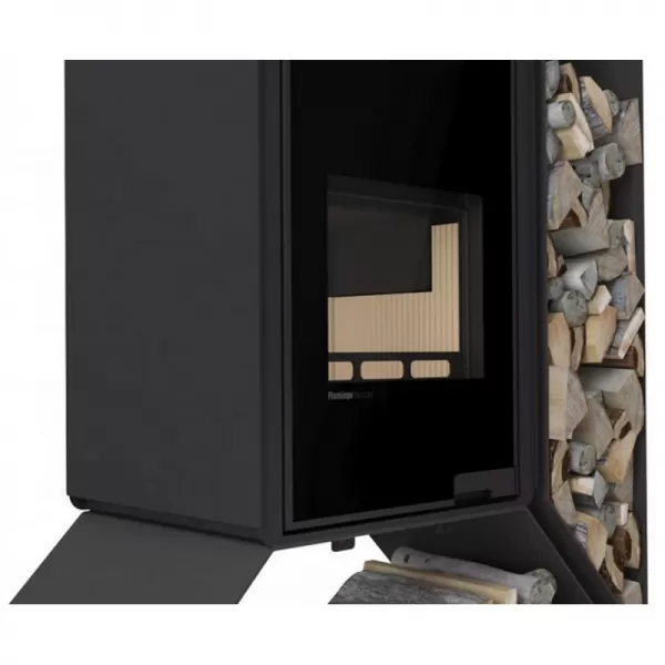 Krbová kamna FLAMINGO DELUXE KAMPA pravá, černá Flamingo HSF42-013