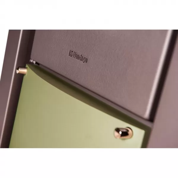 Krbová kamna FLAMINGO AMOS olivová Flamingo HSF02-037