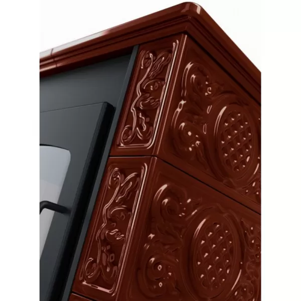 Kachlová kamna FLAMINGO BALI, kachle hnědá Flamingo HSF44-003