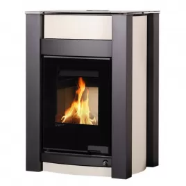 Krbová kamna AQUAFLAM VARIO KALMAR 11/5kW krémová Flamingo HSF34-016