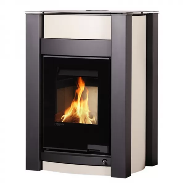 Krbová kamna AQUAFLAM VARIO KALMAR 11/5kW krémová Flamingo HSF34-016