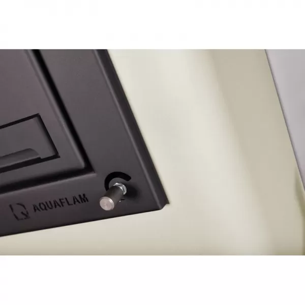 Krbová kamna AQUAFLAM 25 s výměníkem - krémová, manuální regulace Flamingo HSF29-032