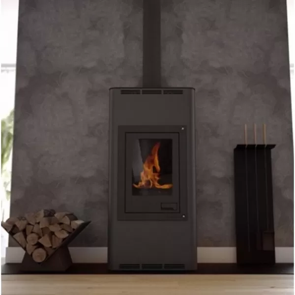 Krbová kamna AQUAFLAM 12 s výměníkem - černá, manuální regulace Flamingo HSF29-008