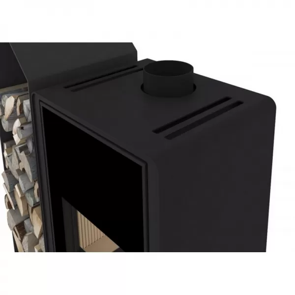 Krbová kamna FLAMINGO DELUXE KAMPA levá, černá Flamingo HSF42-007