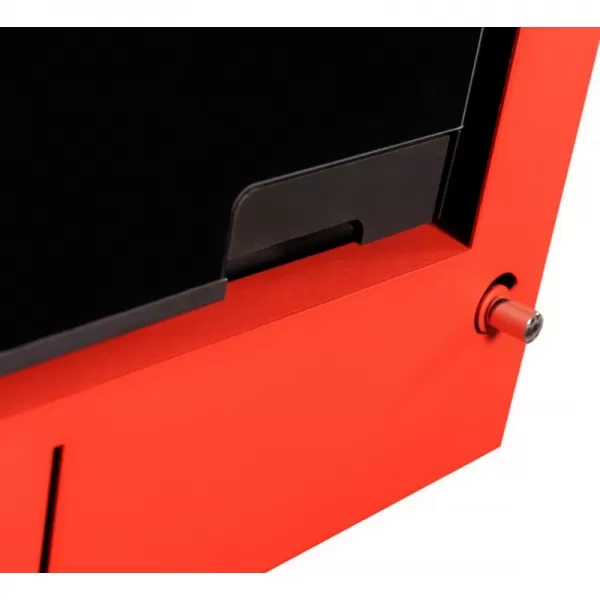 Krbová kamna AQUAFLAM VARIO SAPORO 11/5kW červená, elektronická regulace Flamingo HSF34-079