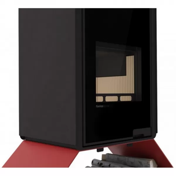 Krbová kamna FLAMINGO DELUXE SENAI, červená Flamingo HSF42-033