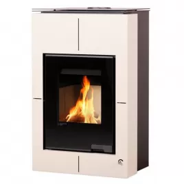 Krbová kamna AQUAFLAM VARIO SAPORO 11/7kW krémová Flamingo HSF34-046