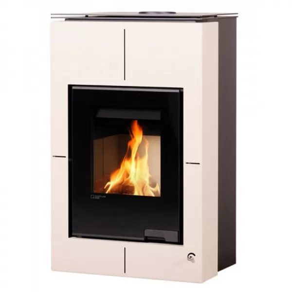 Krbová kamna AQUAFLAM VARIO SAPORO 11/7kW krémová Flamingo HSF34-046
