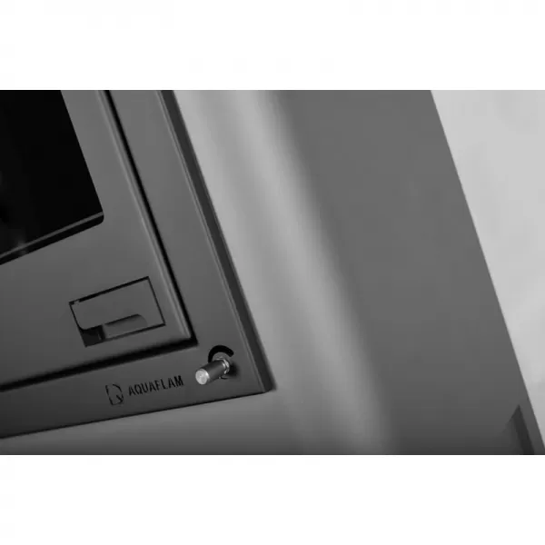 Krbová kamna AQUAFLAM 12 s výměníkem - šedá, základní regulace Flamingo HSF29-015