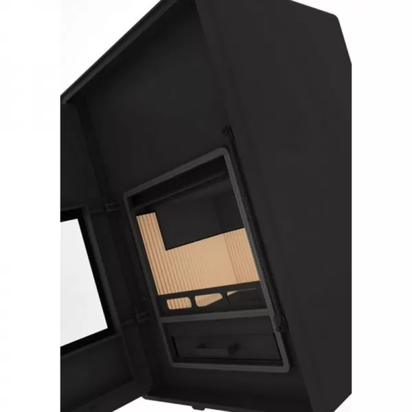 Krbová kamna FLAMINGO DELUXE PULAU, hnědá - sametová Flamingo HSF42-028