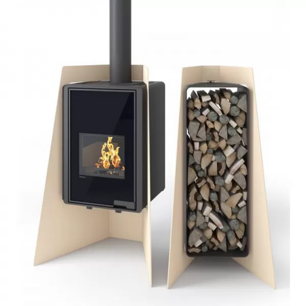 Krbová kamna FLAMINGO DELUXE ISLAND, krémová Flamingo HSF42-004