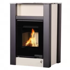 Krbová kamna AQUAFLAM VARIO LEND 11/5kW hnědá - sametová, elektronická regulace Flamingo HSF34-068