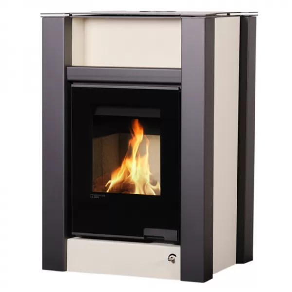 Krbová kamna AQUAFLAM VARIO LEND 11/5kW krémová Flamingo HSF34-028