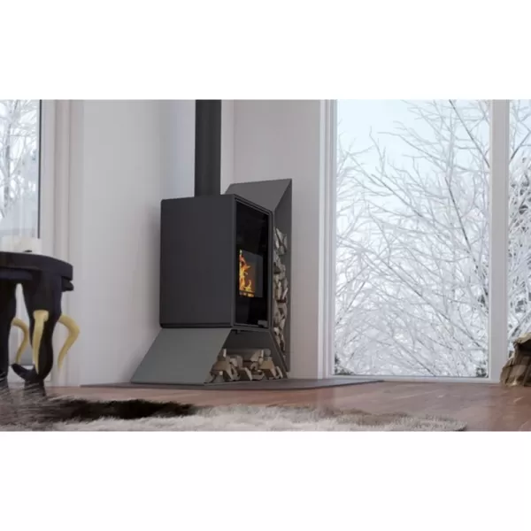 Krbová kamna FLAMINGO DELUXE KAMPA pravá, černá Flamingo HSF42-013