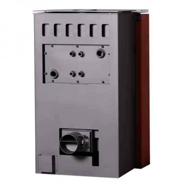 Krbová kamna AQUAFLAM VARIO KALMAR 11/5kW červená, elektronická regulace Flamingo HSF34-055