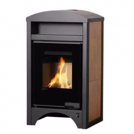 Krbová kamna AQUAFLAM VARIO BARMA 11/5kW dlažba Ořech Flamingo HSF34-002