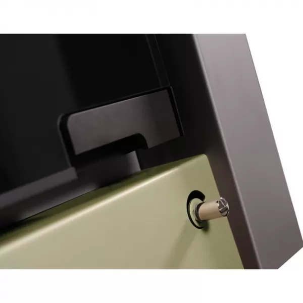 Krbová kamna AQUAFLAM VARIO LEND 11kW olivová (teplovzdušná verze) Flamingo HSF34-100