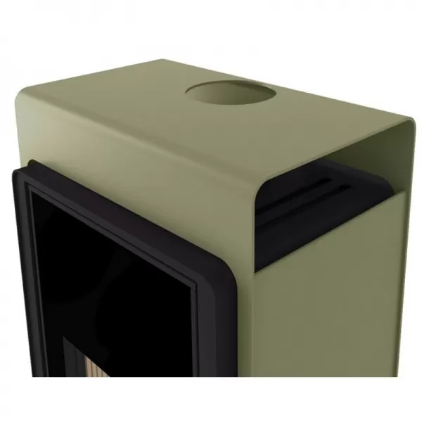 Krbová kamna FLAMINGO DELUXE SINGA, olivová Flamingo HSF42-042