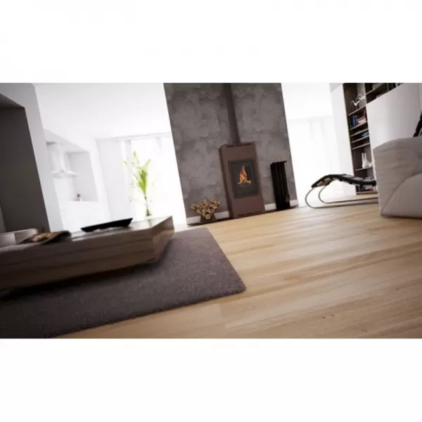 Krbová kamna AQUAFLAM 7 s výměníkem - hnědá - sametová, základní regulace Flamingo HSF29-048