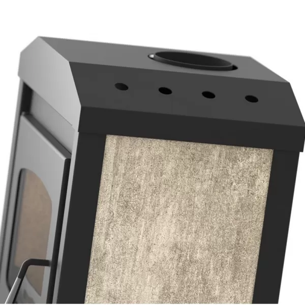 Krbová kamna FLAMINGO VEGA dlažba Bělený dub Flamingo HSF02-055