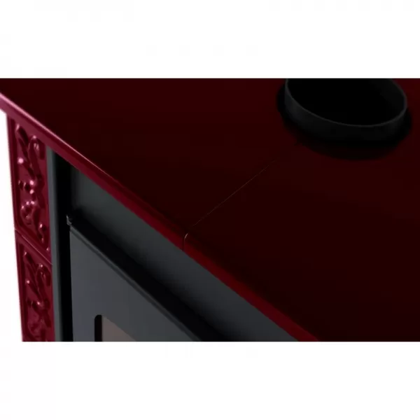 Kachlová kamna FLAMINGO BALI, kachle bordo Flamingo HSF44-002