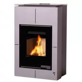 Krbová kamna AQUAFLAM VARIO SAPORO 11/7kW šedá Flamingo HSF34-047